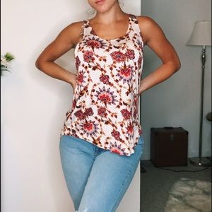 Floral tank top